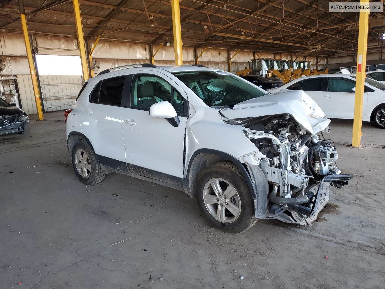 2022 Chevrolet Trax Awd Lt VIN: KL7CJPSM1NB521840 Lot: 40412063