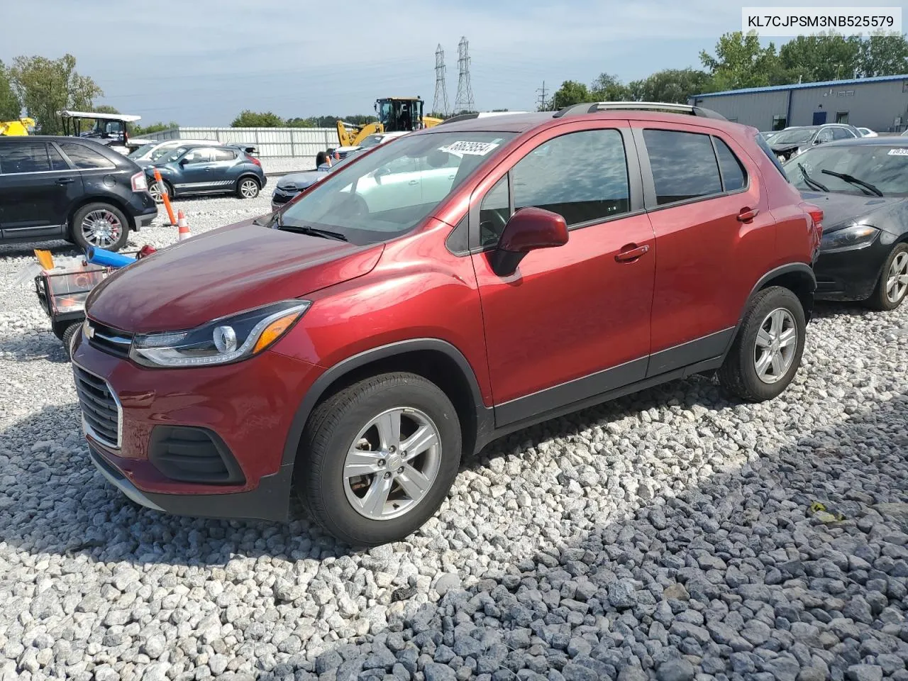 2022 Chevrolet Trax 1Lt VIN: KL7CJPSM3NB525579 Lot: 68629554