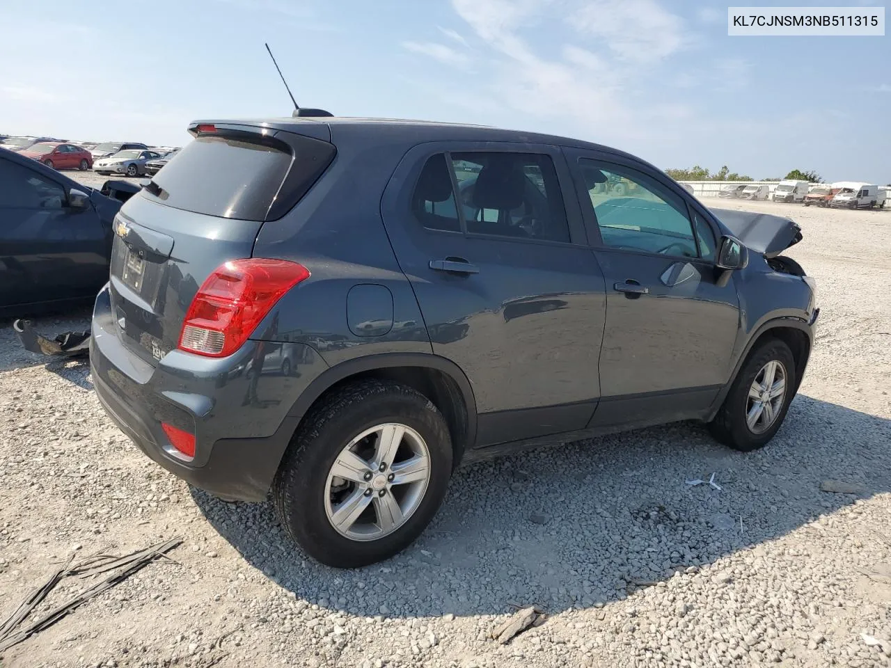 KL7CJNSM3NB511315 2022 Chevrolet Trax Ls