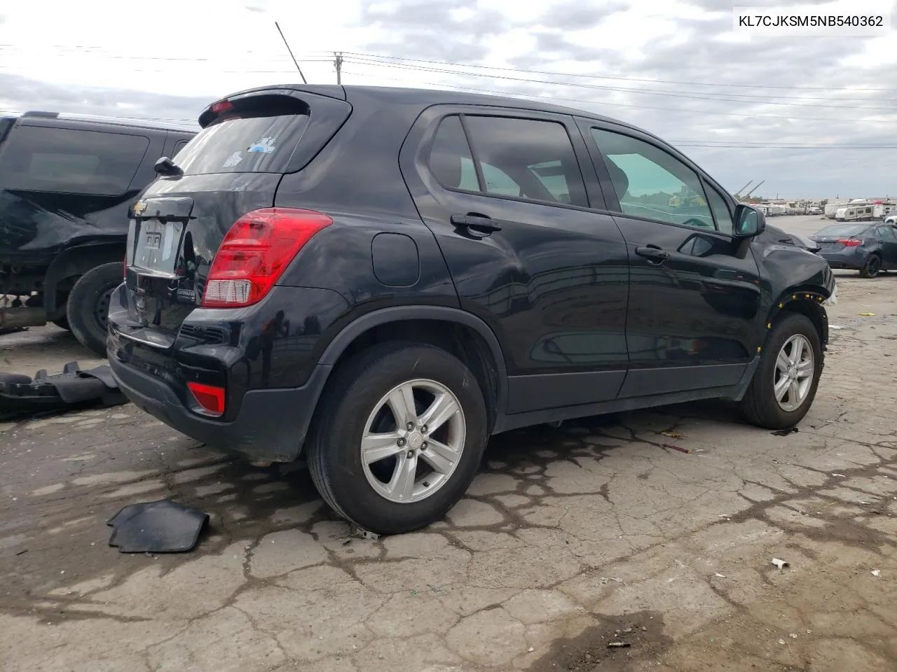 2022 Chevrolet Trax Ls VIN: KL7CJKSM5NB540362 Lot: 71306074