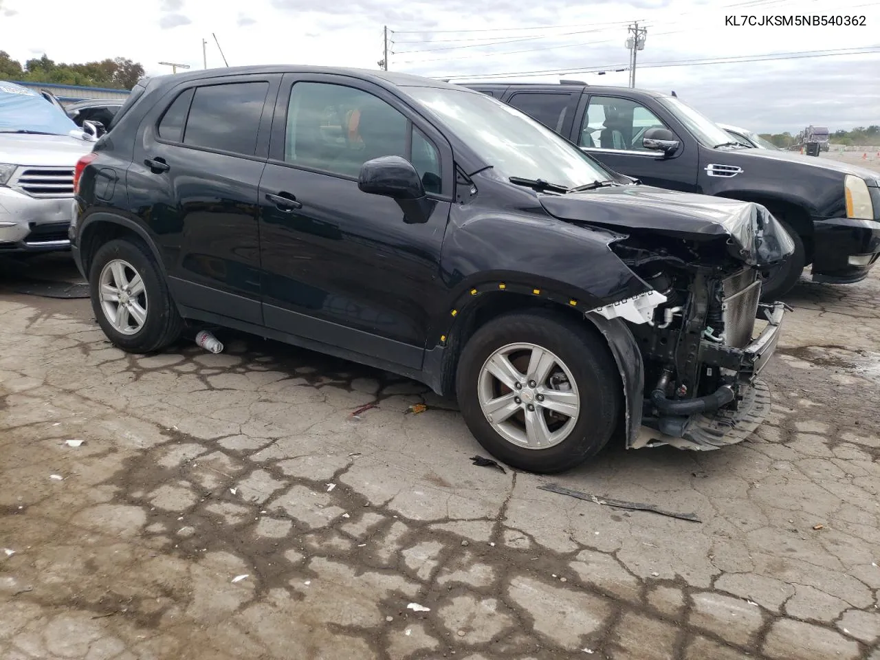 2022 Chevrolet Trax Ls VIN: KL7CJKSM5NB540362 Lot: 71306074