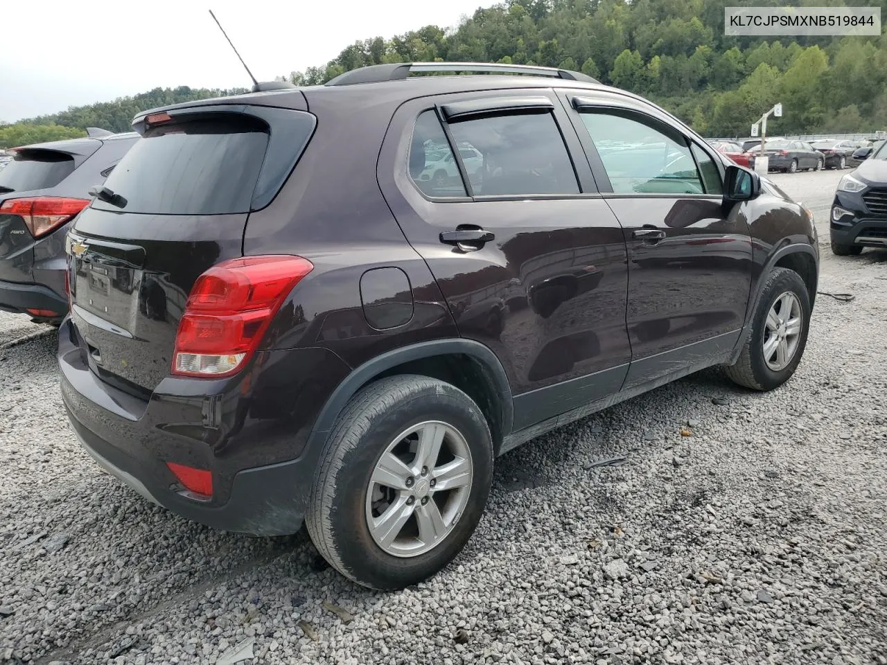 KL7CJPSMXNB519844 2022 Chevrolet Trax 1Lt