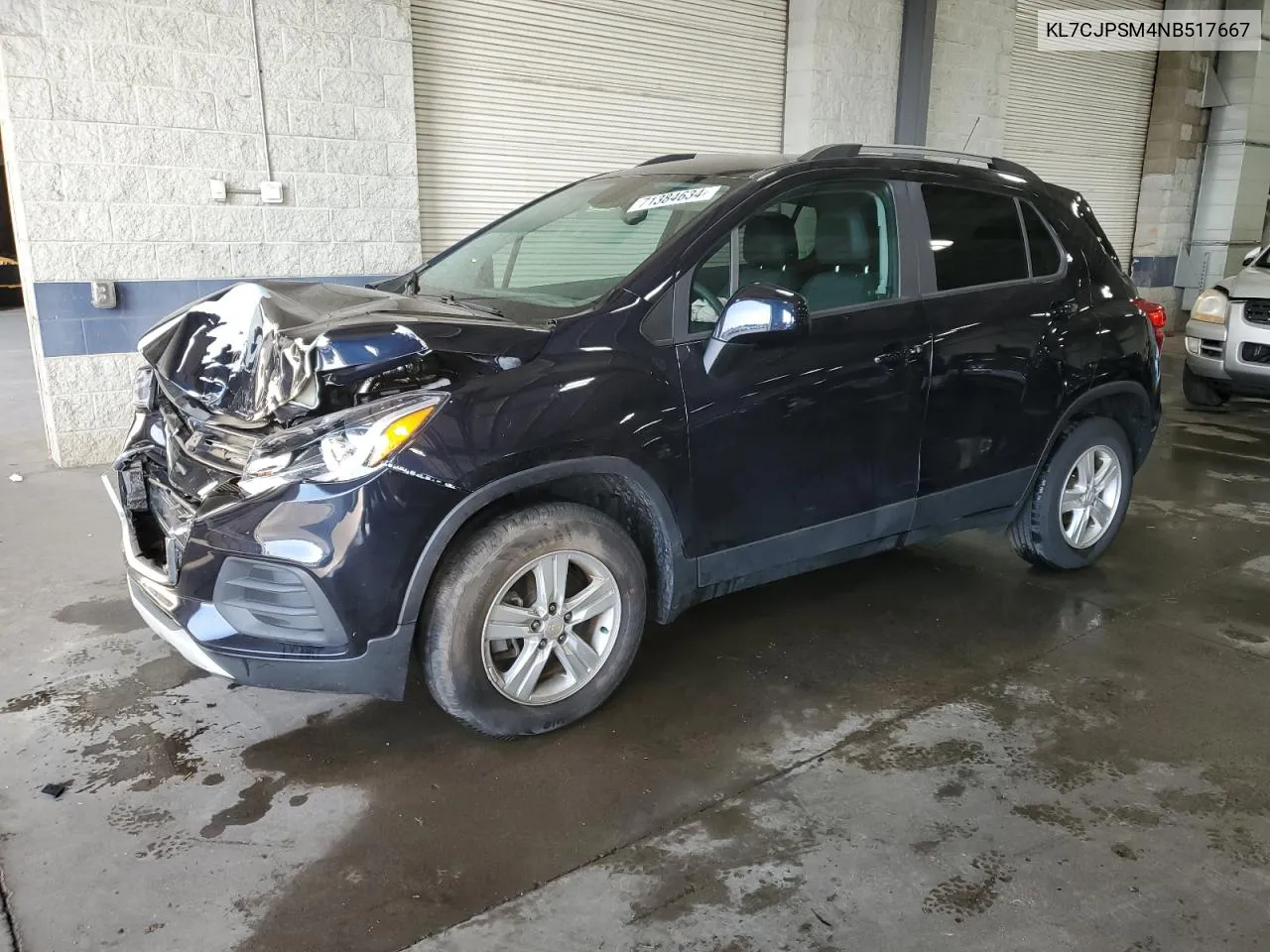 2022 Chevrolet Trax 1Lt VIN: KL7CJPSM4NB517667 Lot: 71384634