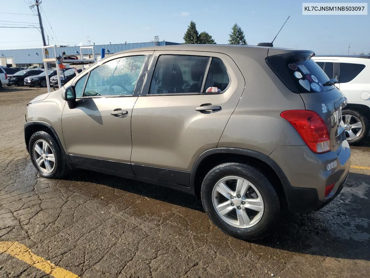 KL7CJNSM1NB503097 2022 Chevrolet Trax Ls