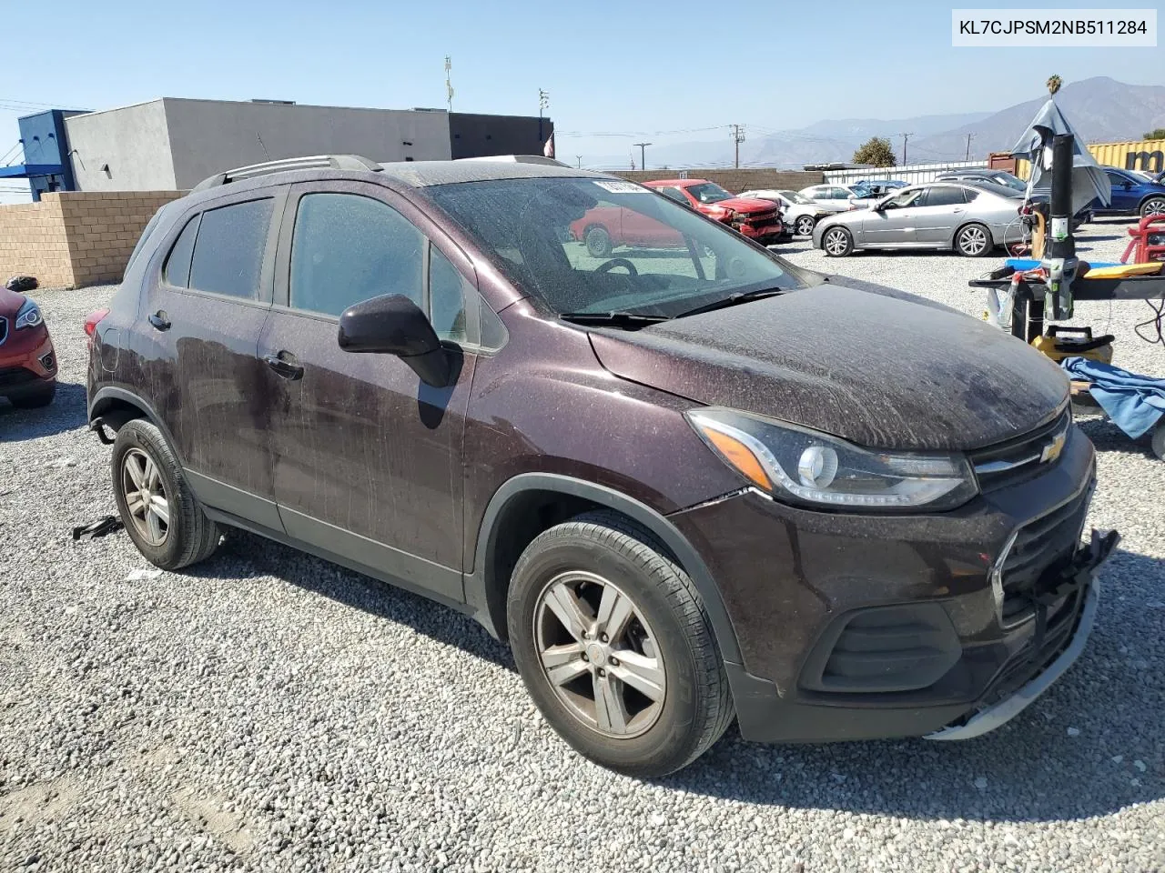 2022 Chevrolet Trax 1Lt VIN: KL7CJPSM2NB511284 Lot: 72077584