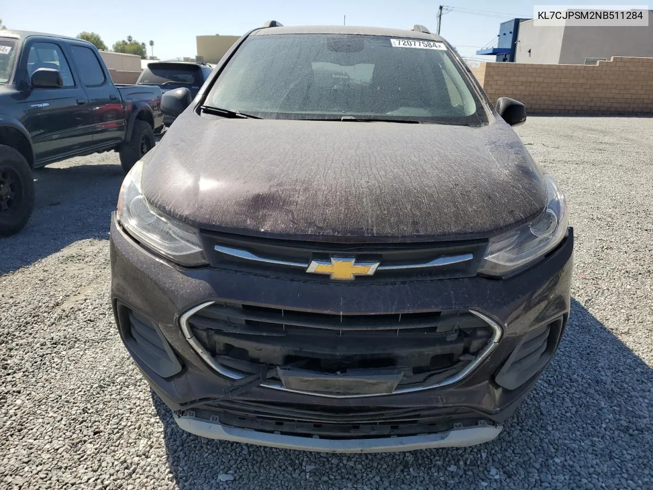 KL7CJPSM2NB511284 2022 Chevrolet Trax 1Lt