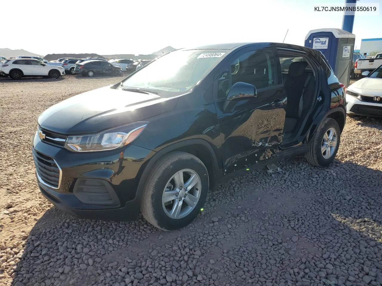 KL7CJNSM9NB550619 2022 Chevrolet Trax Ls