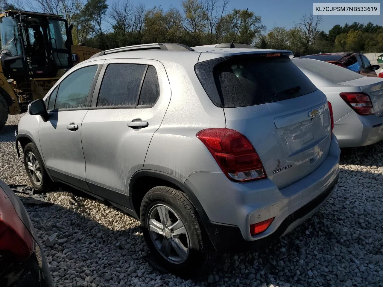 2022 Chevrolet Trax 1Lt VIN: KL7CJPSM7NB533619 Lot: 72958604