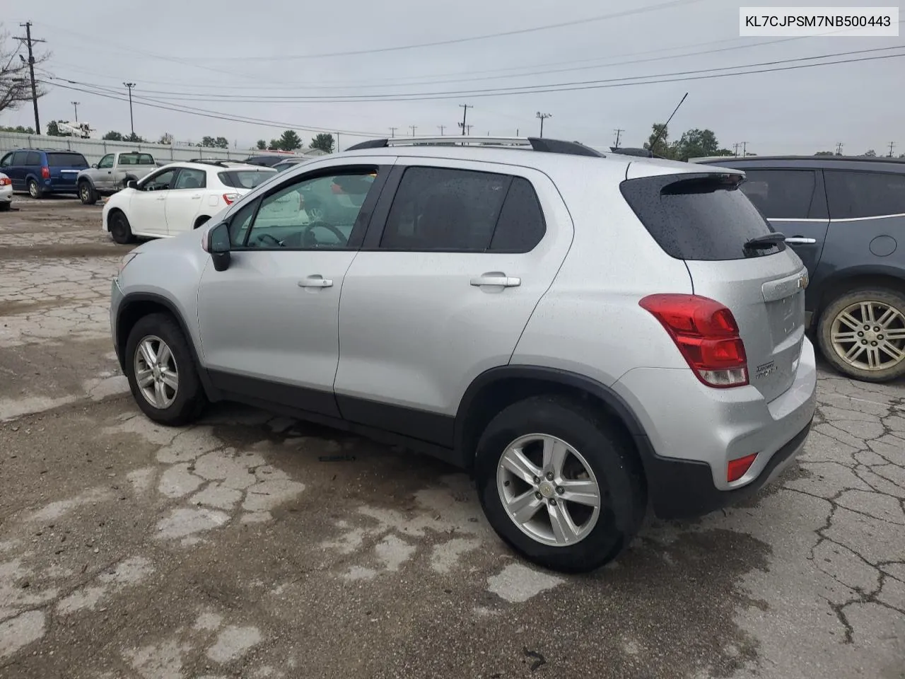 2022 Chevrolet Trax 1Lt VIN: KL7CJPSM7NB500443 Lot: 73019554