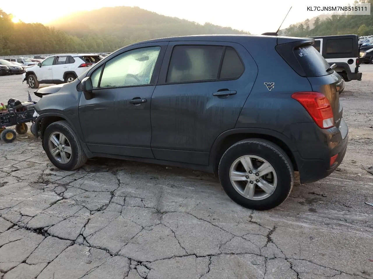 2022 Chevrolet Trax Ls VIN: KL7CJNSM7NB515111 Lot: 74182214