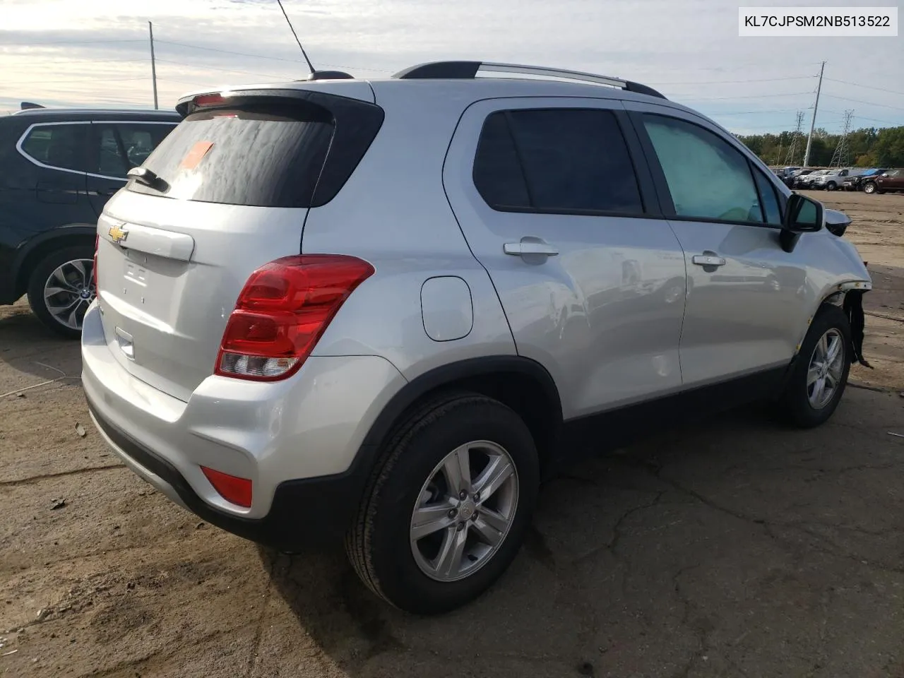 2022 Chevrolet Trax 1Lt VIN: KL7CJPSM2NB513522 Lot: 74432984