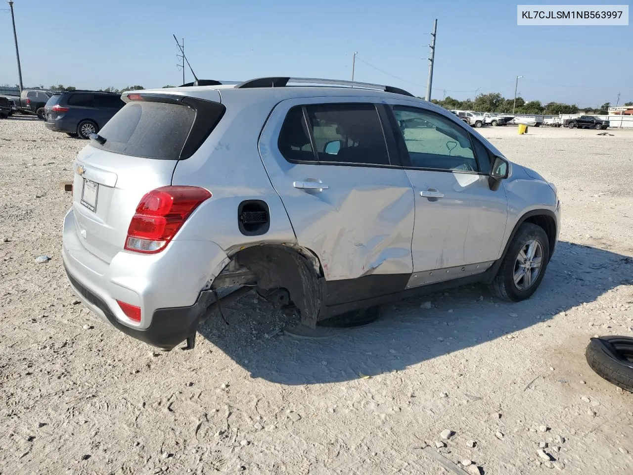 2022 Chevrolet Trax 1Lt VIN: KL7CJLSM1NB563997 Lot: 75567424