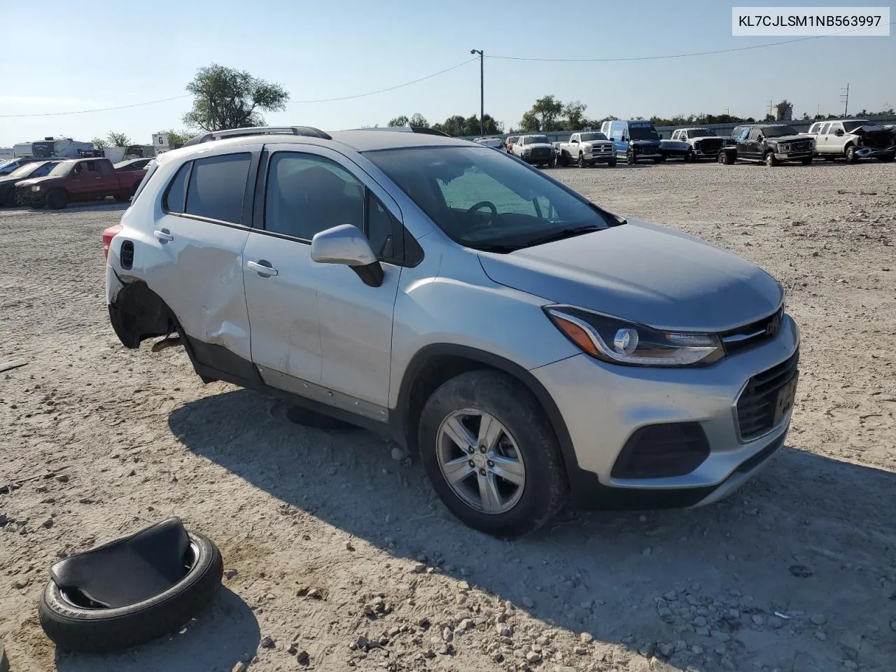 2022 Chevrolet Trax 1Lt VIN: KL7CJLSM1NB563997 Lot: 75567424