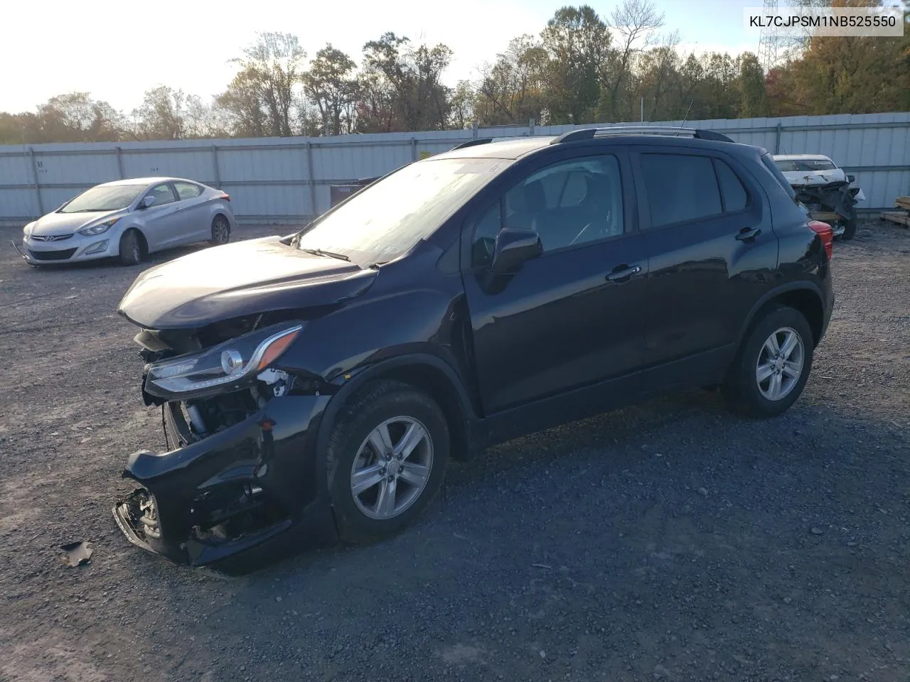 2022 Chevrolet Trax 1Lt VIN: KL7CJPSM1NB525550 Lot: 76089784