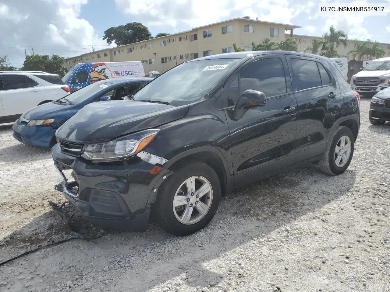 2022 Chevrolet Trax Ls VIN: KL7CJNSM4NB554917 Lot: 78264084