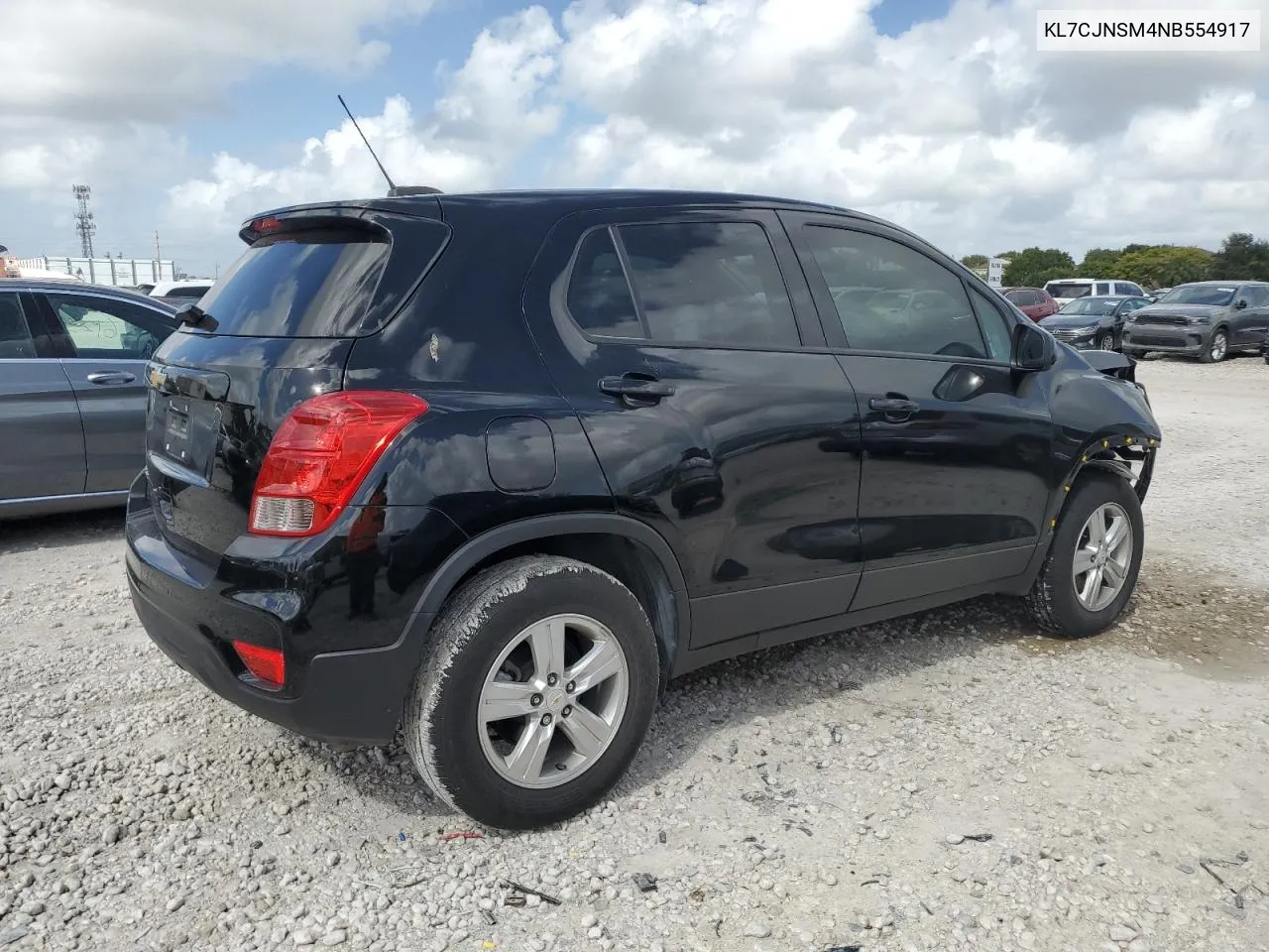 2022 Chevrolet Trax Ls VIN: KL7CJNSM4NB554917 Lot: 78264084