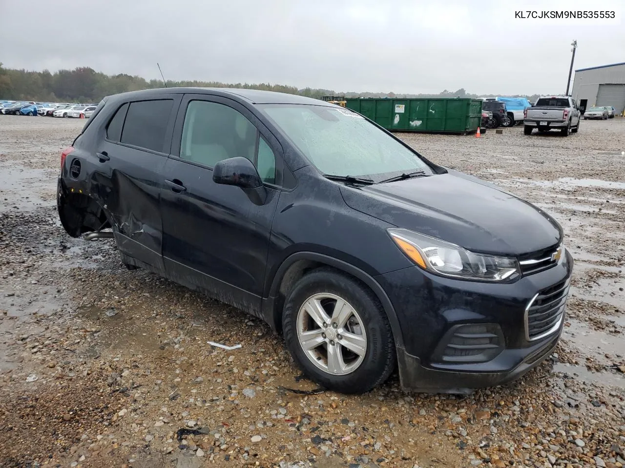 2022 Chevrolet Trax Ls VIN: KL7CJKSM9NB535553 Lot: 80438994