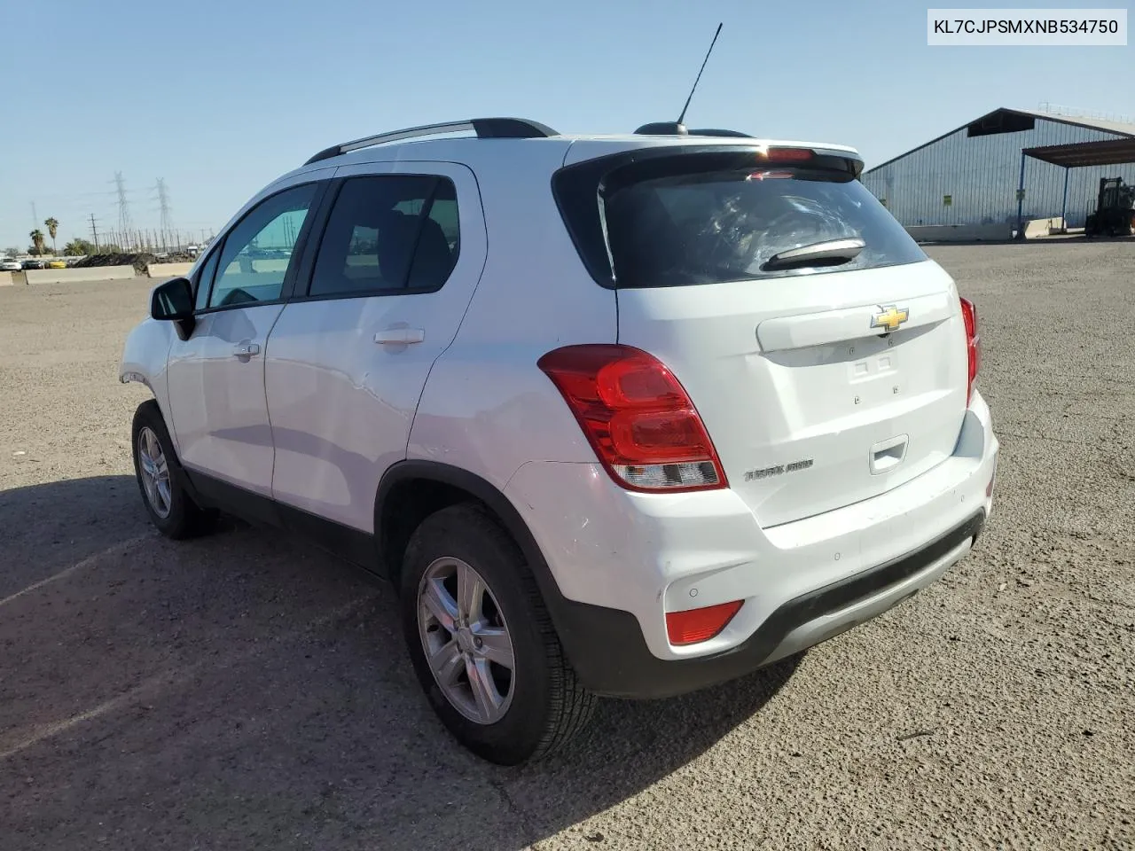 2022 Chevrolet Trax 1Lt VIN: KL7CJPSMXNB534750 Lot: 81155734