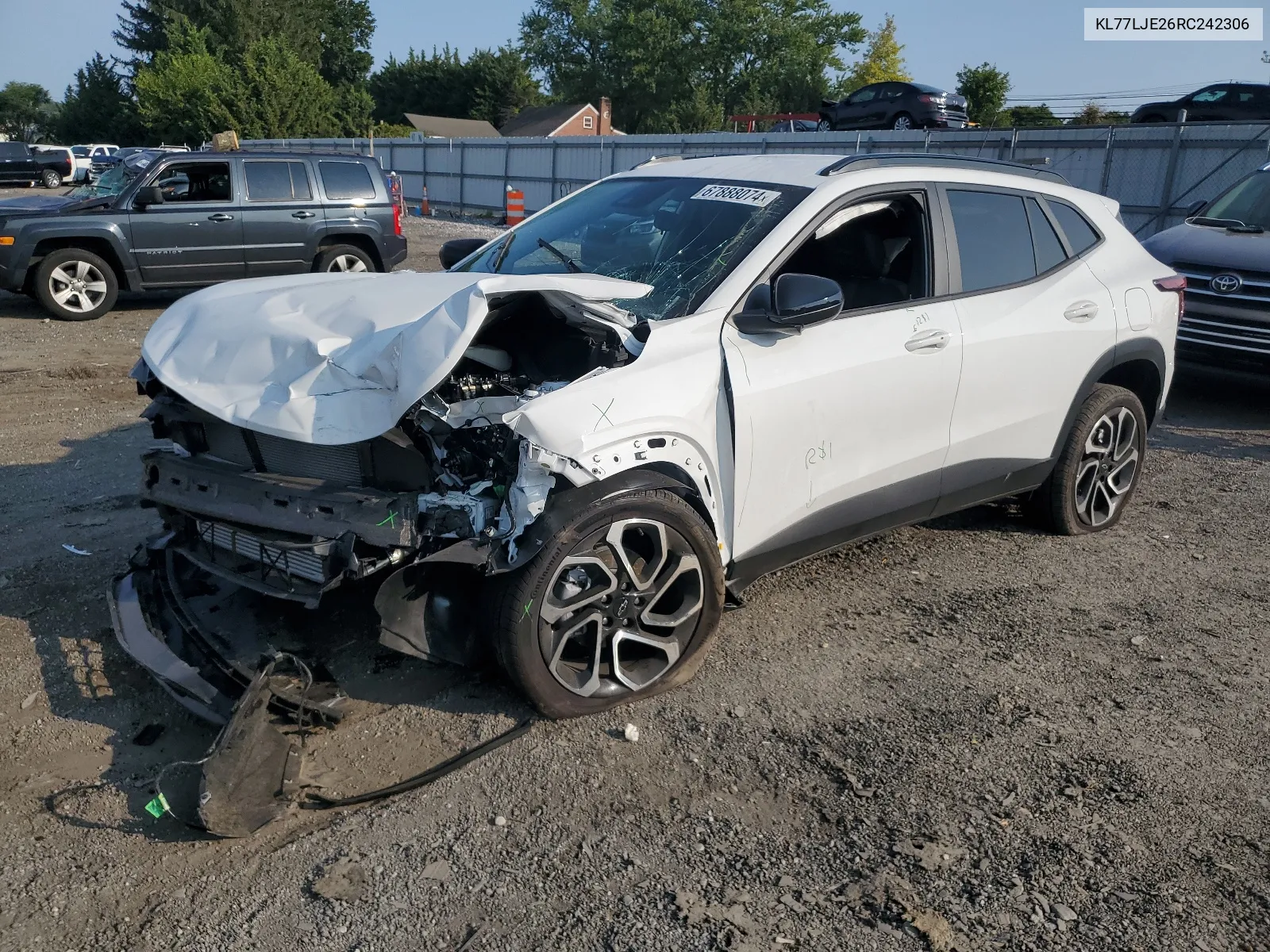 2024 Chevrolet Trax 2Rs VIN: KL77LJE26RC242306 Lot: 67888074