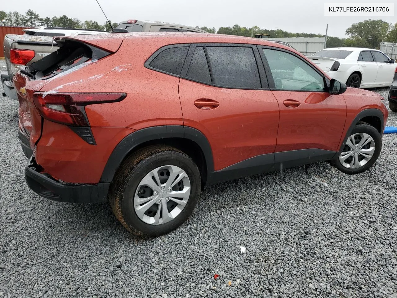 2024 Chevrolet Trax Ls VIN: KL77LFE26RC216706 Lot: 73504424