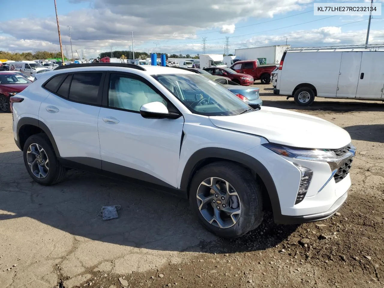 2024 Chevrolet Trax 1Lt VIN: KL77LHE27RC232134 Lot: 76109864