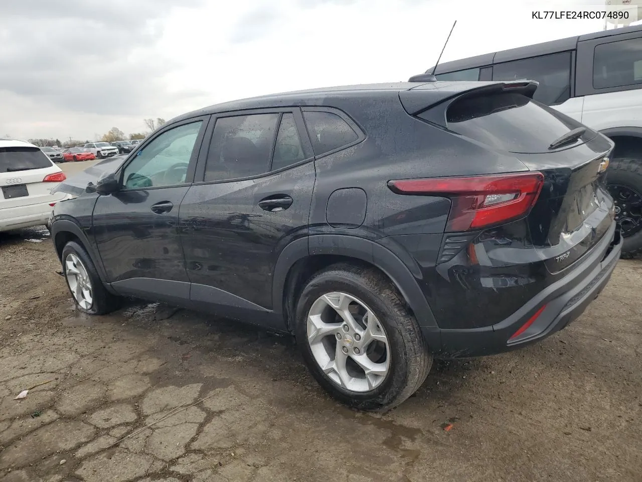 2024 Chevrolet Trax Ls VIN: KL77LFE24RC074890 Lot: 80798364