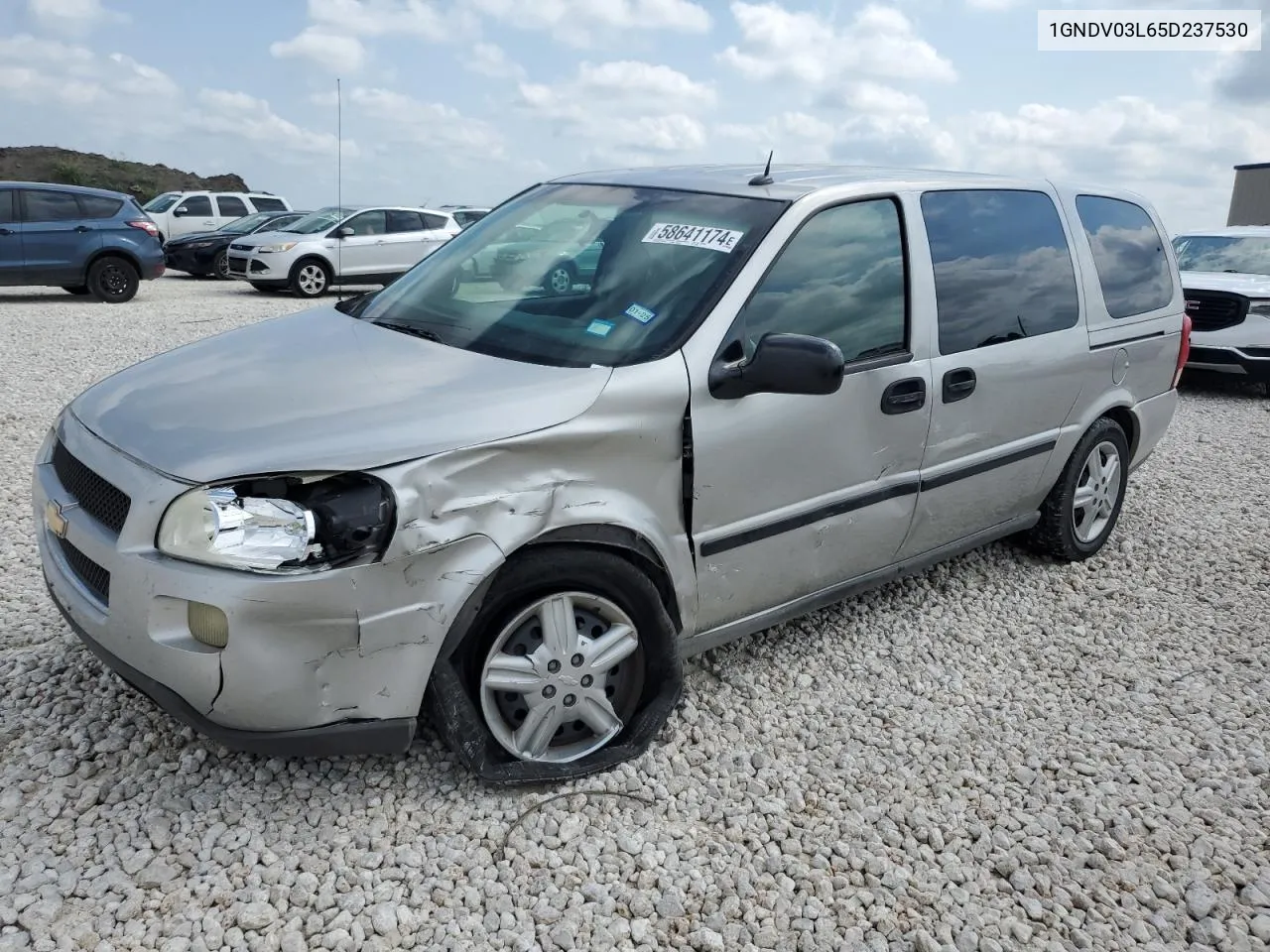 2005 Chevrolet Uplander VIN: 1GNDV03L65D237530 Lot: 58641174