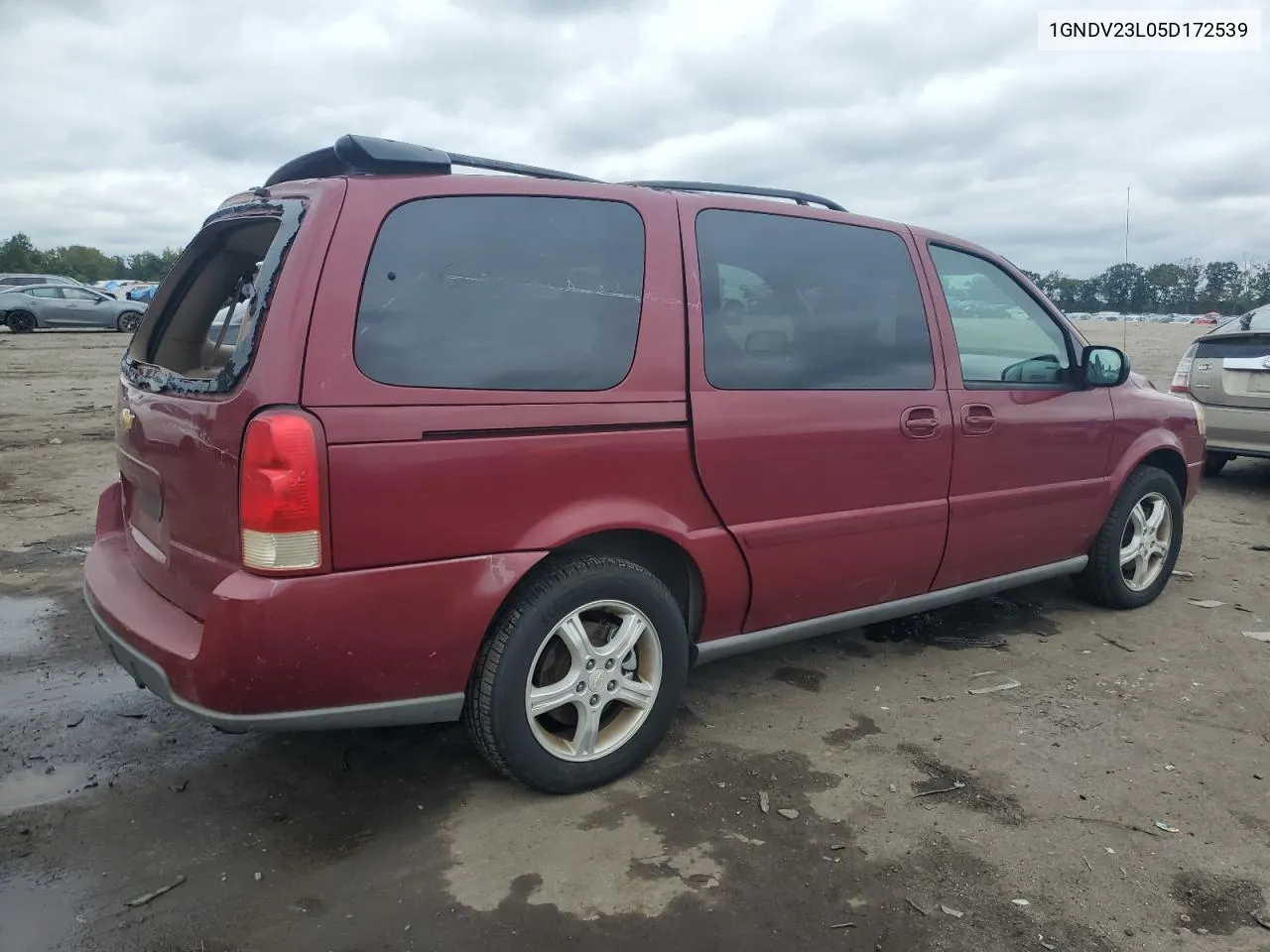 2005 Chevrolet Uplander Ls VIN: 1GNDV23L05D172539 Lot: 73757744