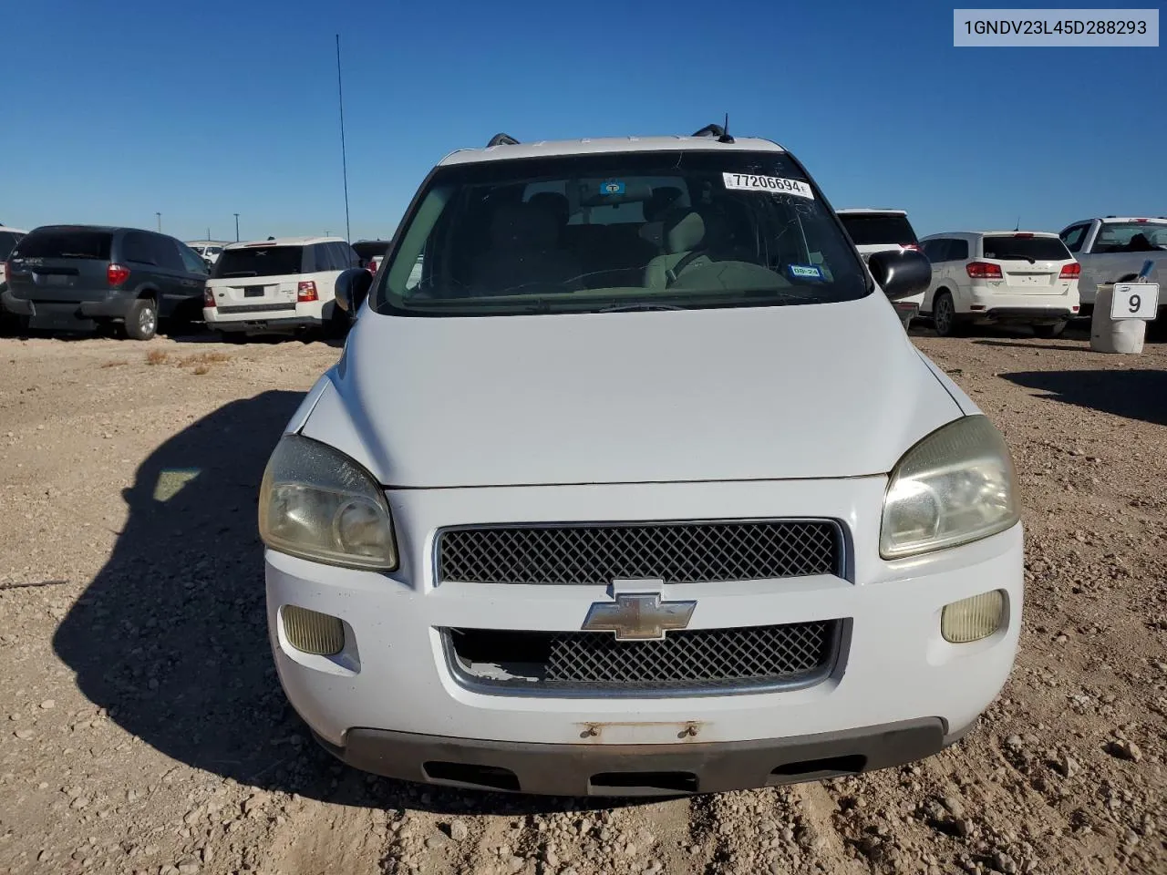 2005 Chevrolet Uplander Ls VIN: 1GNDV23L45D288293 Lot: 77206694