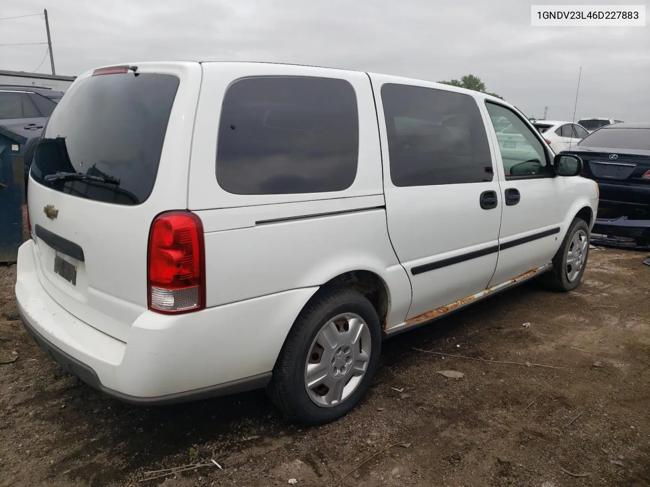 2006 Chevrolet Uplander Ls VIN: 1GNDV23L46D227883 Lot: 54747374