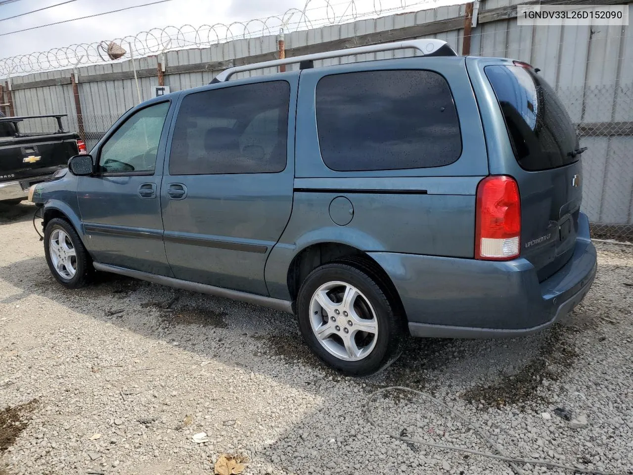 2006 Chevrolet Uplander Lt VIN: 1GNDV33L26D152090 Lot: 72463114