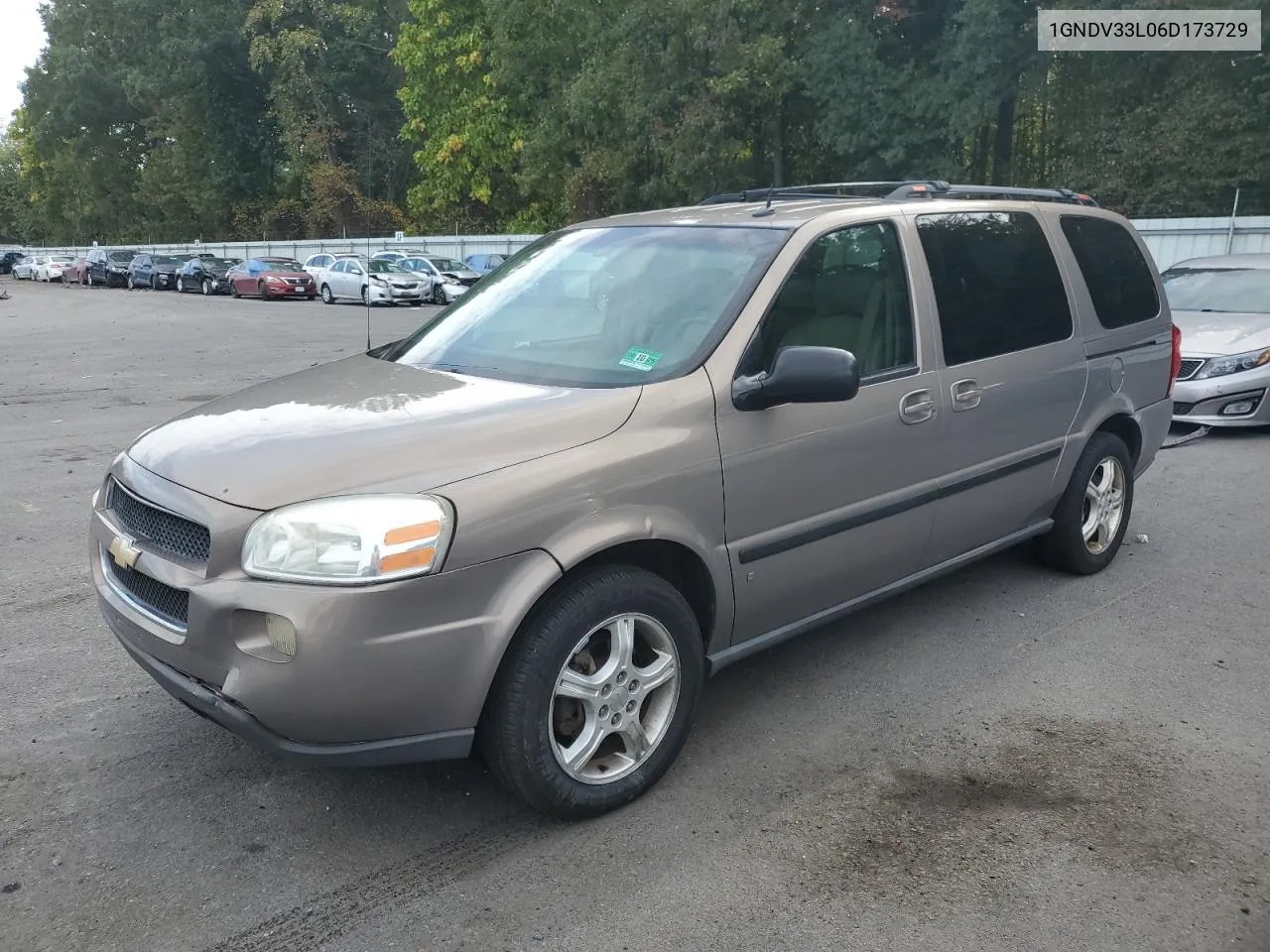 2006 Chevrolet Uplander Lt VIN: 1GNDV33L06D173729 Lot: 73585184