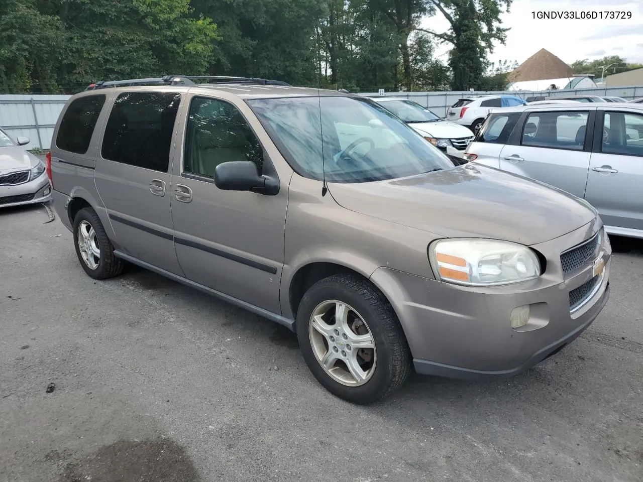 2006 Chevrolet Uplander Lt VIN: 1GNDV33L06D173729 Lot: 73585184