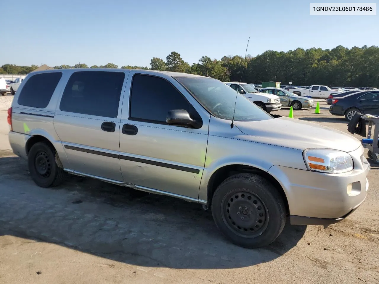 2006 Chevrolet Uplander Ls VIN: 1GNDV23L06D178486 Lot: 74382664