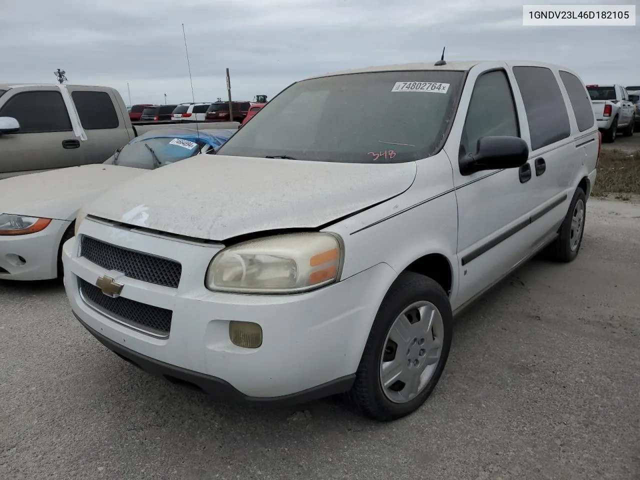 2006 Chevrolet Uplander Ls VIN: 1GNDV23L46D182105 Lot: 74802764