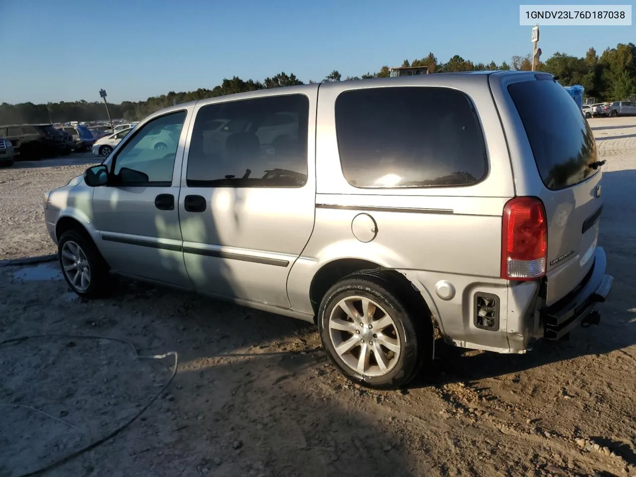 2006 Chevrolet Uplander Ls VIN: 1GNDV23L76D187038 Lot: 76812494