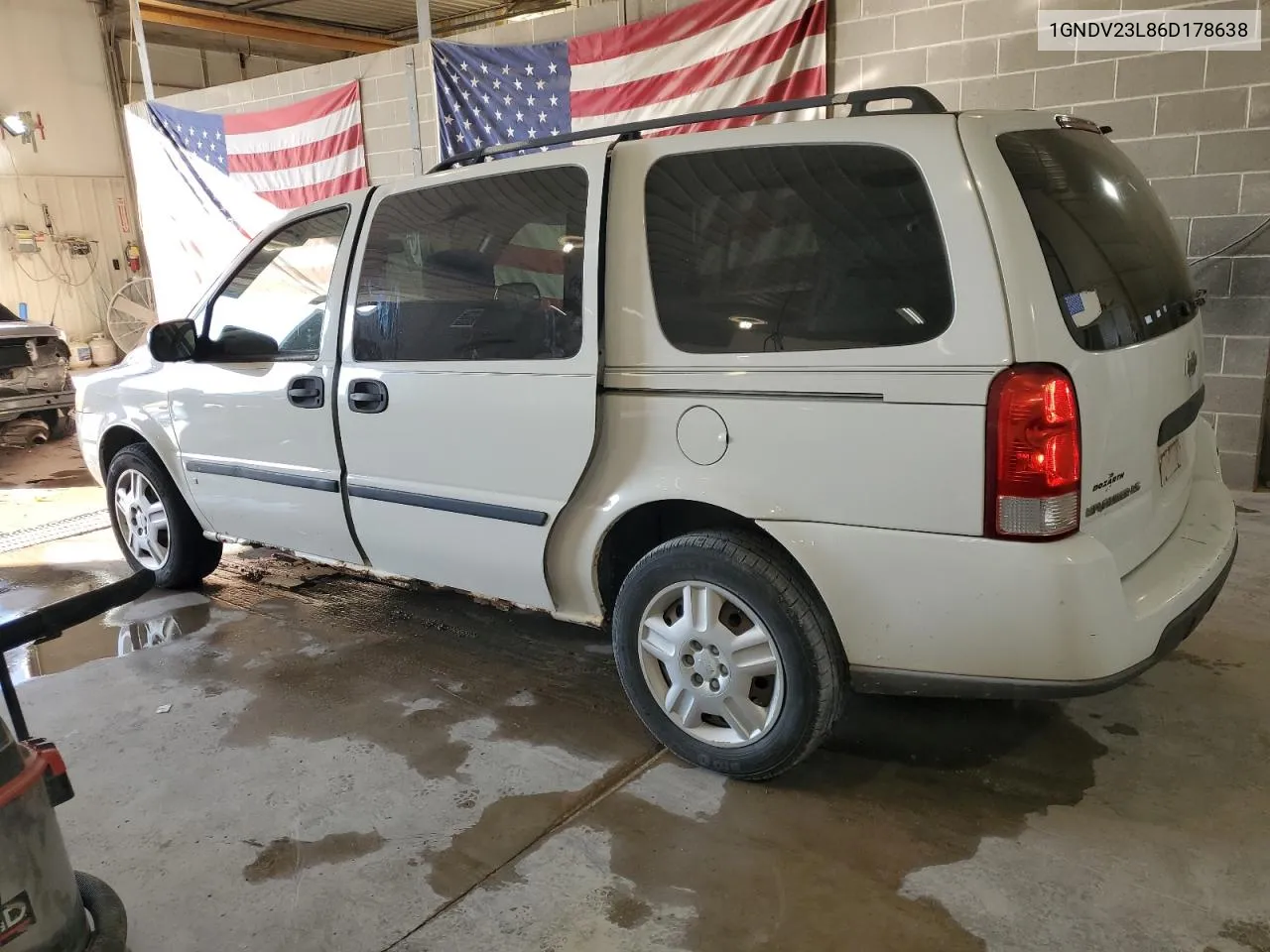 2006 Chevrolet Uplander Ls VIN: 1GNDV23L86D178638 Lot: 77364374