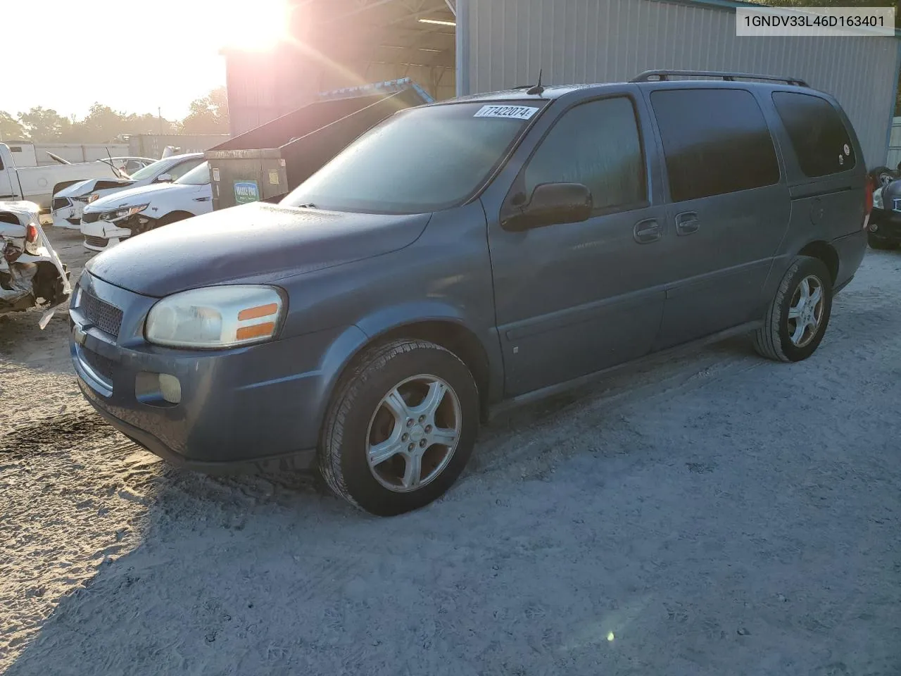 2006 Chevrolet Uplander Lt VIN: 1GNDV33L46D163401 Lot: 77422074