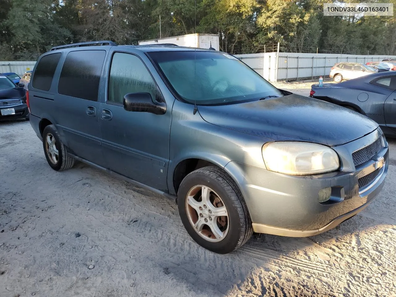 2006 Chevrolet Uplander Lt VIN: 1GNDV33L46D163401 Lot: 77422074