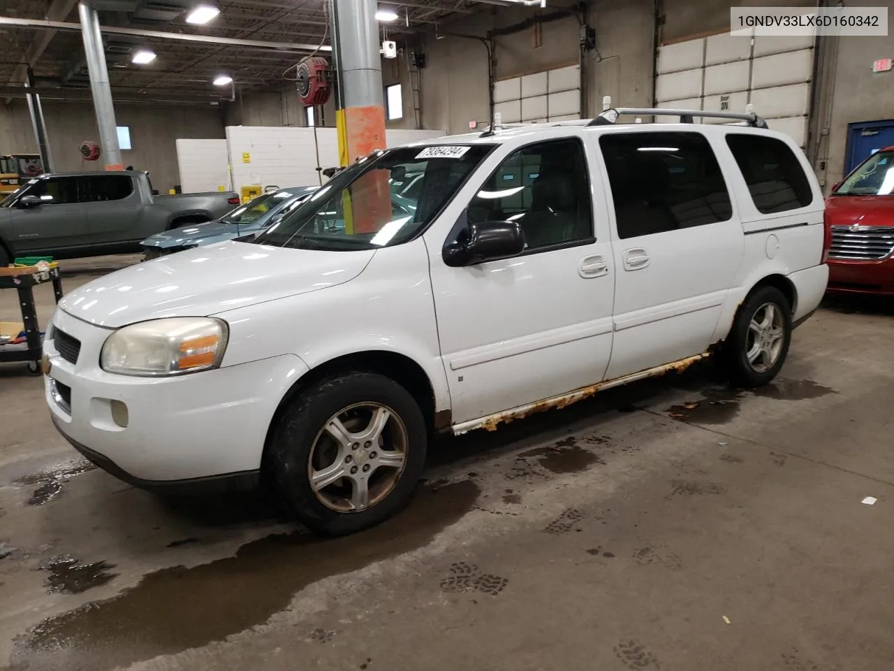 2006 Chevrolet Uplander Lt VIN: 1GNDV33LX6D160342 Lot: 79364294