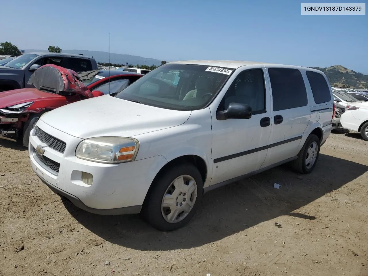 2007 Chevrolet Uplander VIN: 1GNDV13187D143379 Lot: 55654934