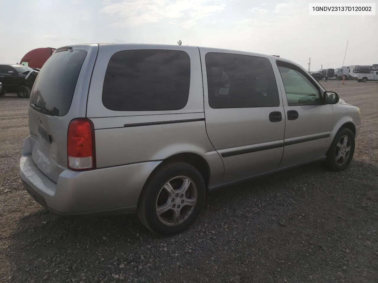 2007 Chevrolet Uplander Ls VIN: 1GNDV23137D120002 Lot: 56525174