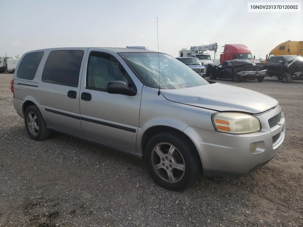 2007 Chevrolet Uplander Ls VIN: 1GNDV23137D120002 Lot: 56525174