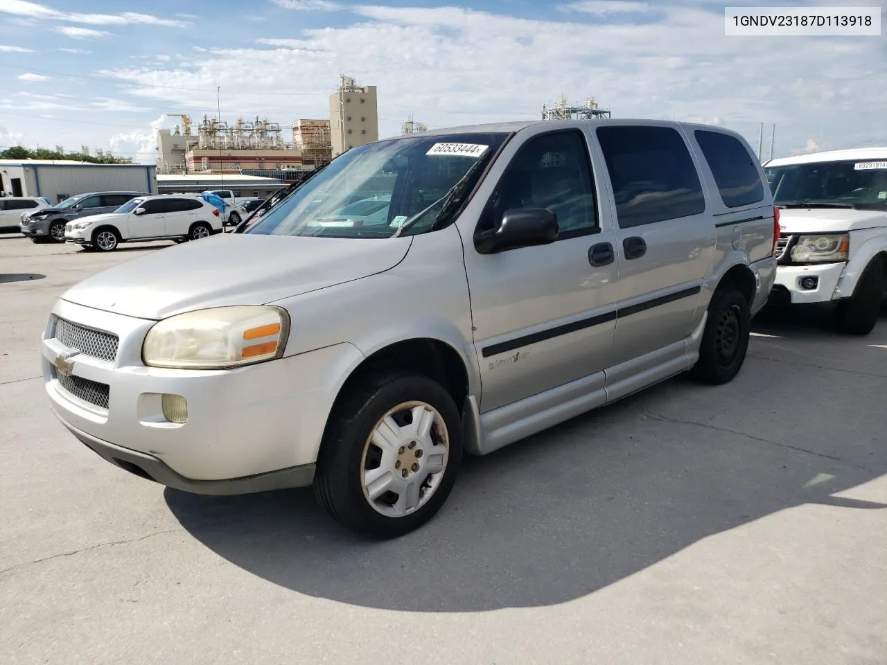 1GNDV23187D113918 2007 Chevrolet Uplander Ls