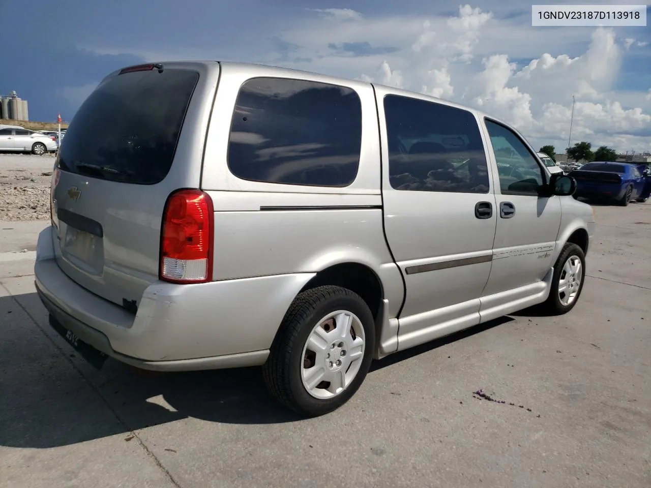 2007 Chevrolet Uplander Ls VIN: 1GNDV23187D113918 Lot: 60533444