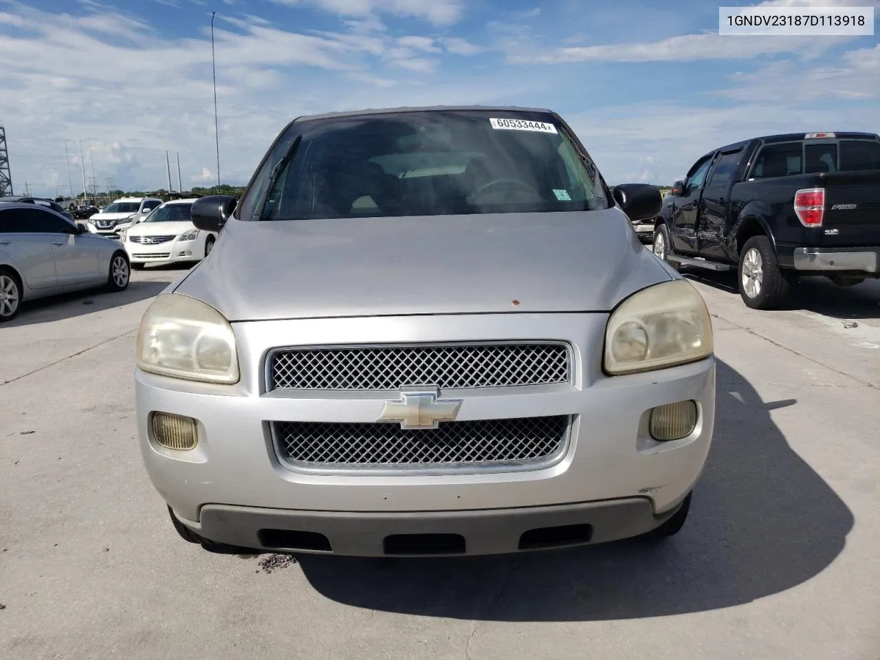 2007 Chevrolet Uplander Ls VIN: 1GNDV23187D113918 Lot: 60533444