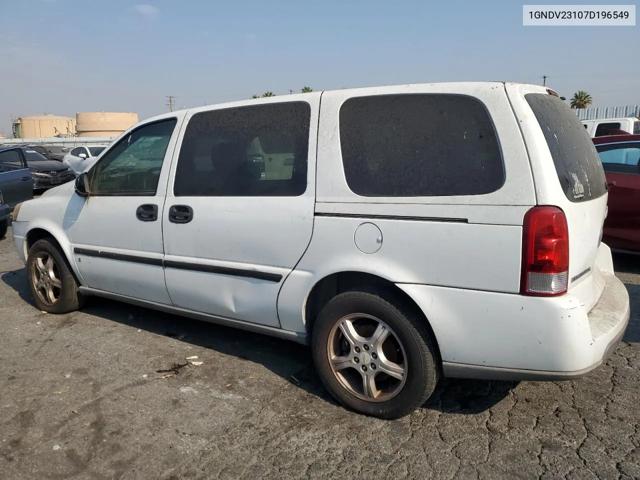 2007 Chevrolet Uplander Ls VIN: 1GNDV23107D196549 Lot: 62725274