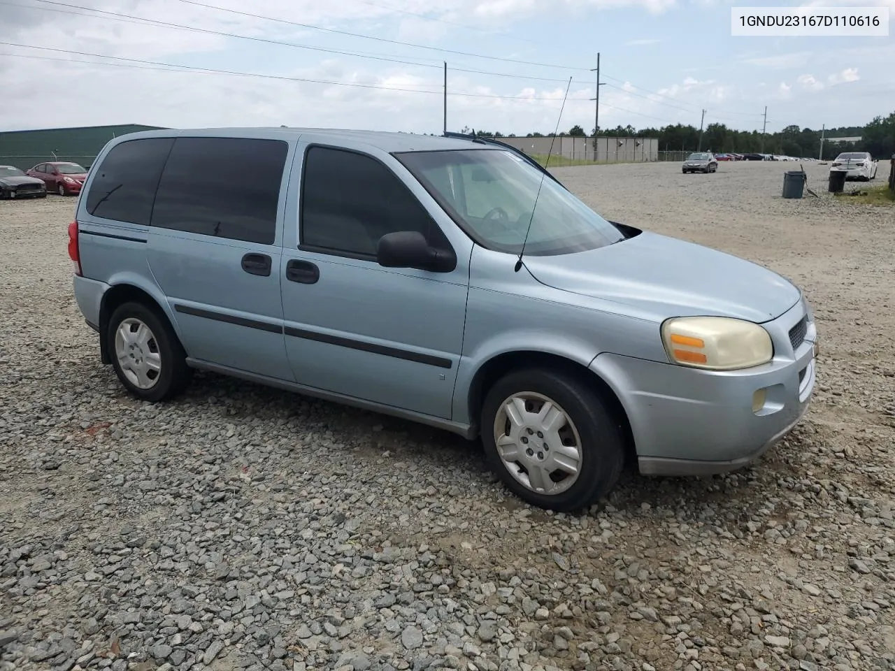 2007 Chevrolet Uplander Ls VIN: 1GNDU23167D110616 Lot: 68646704