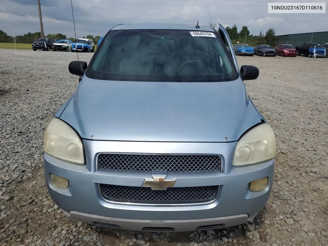 2007 Chevrolet Uplander Ls VIN: 1GNDU23167D110616 Lot: 68646704