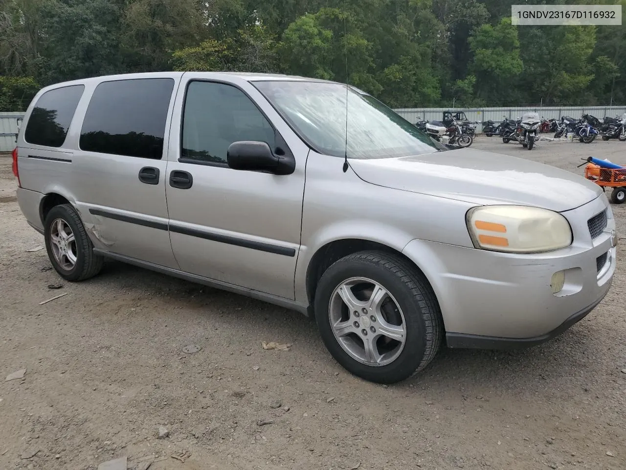 2007 Chevrolet Uplander Ls VIN: 1GNDV23167D116932 Lot: 70323424